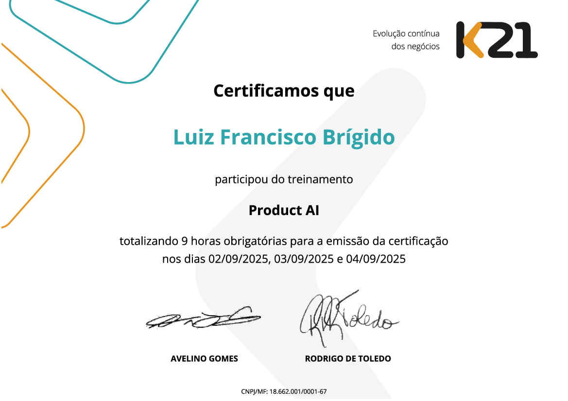 Certificado K21